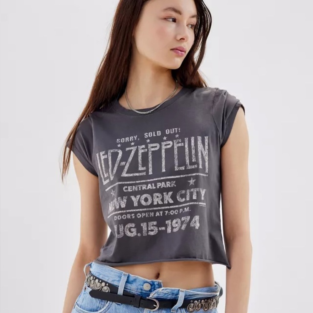 Led Zeppelin Crop Tee